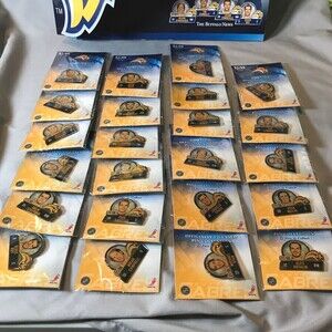 NHL Buffalo Sabres Complete Set of 22 Collector Pins 2007 / 2008 with Display